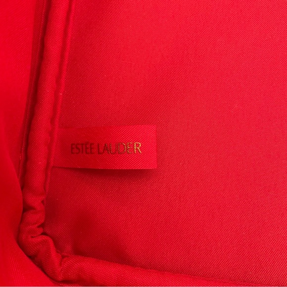 Estee Lauder Red Playing Cards Symbols Cosmetic Makeup Case - Picture 8 of 10